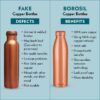 Borosil Pro Copper Water Bottle, 100% Copper, Leak-Proof, For Everyday Use, 950 Ml- BCS1020 - Image 3