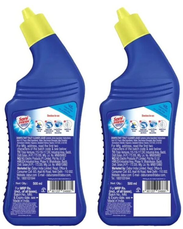 Sanifresh Advance Liquid Toilet Cleaner with Odonil Air Freshner Block- CPE1025 - Image 6