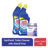 Sanifresh Advance Liquid Toilet Cleaner with Odonil Air Freshner Block- CPE1025 - Image 2