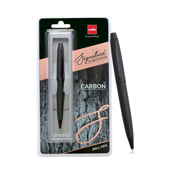 Cello Signature Carbon Ball Pen Blue 1 pc- XUG1031