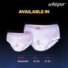 Whisper Super Absorbent Period Panty, M-L Panties (Pack of 6)- QEV1005 - Image 6