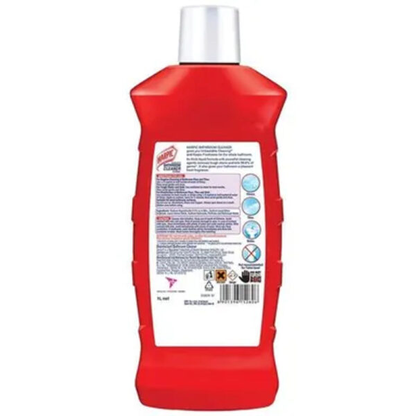 Harpic Bathroom Cleaner Liquid - Floral, Removes Bathroom Stains- CPE1027 - Image 3