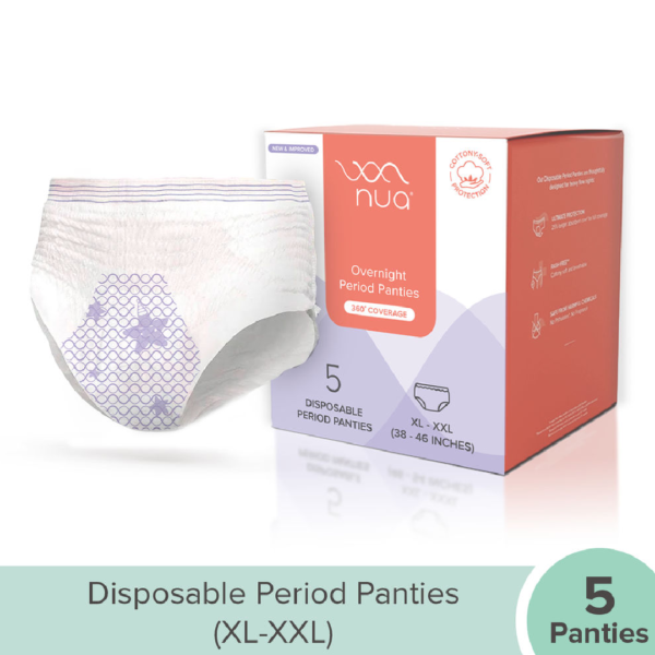 Nua Overnight Period Panties - XL-XXL- QEV1008