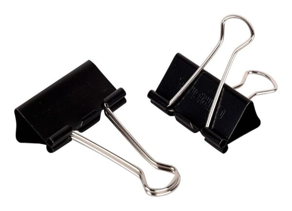 Chrome 41Mm Black Binder Clip- JMZ1033 - Image 3