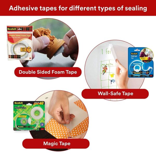 Scotch BOPP Packaging Tape - Polypropylene Transparent Tape | 5 cm x 50 m- PPR1001 - Image 3