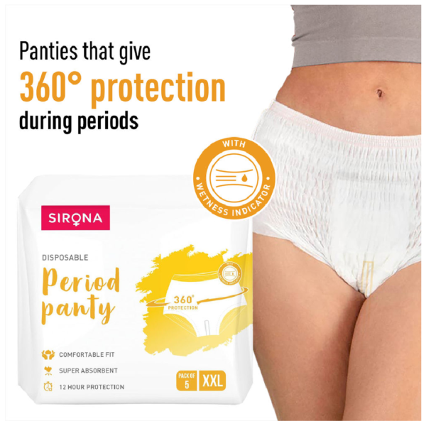 Sirona Disposable Period Panties (XXL)- QEV1017