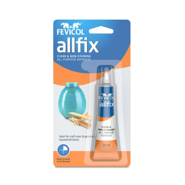 Fevicol Allfix Clear and Non-Staining All Purpose Adhesive (20 ml)- PPR1013 - Image 6
