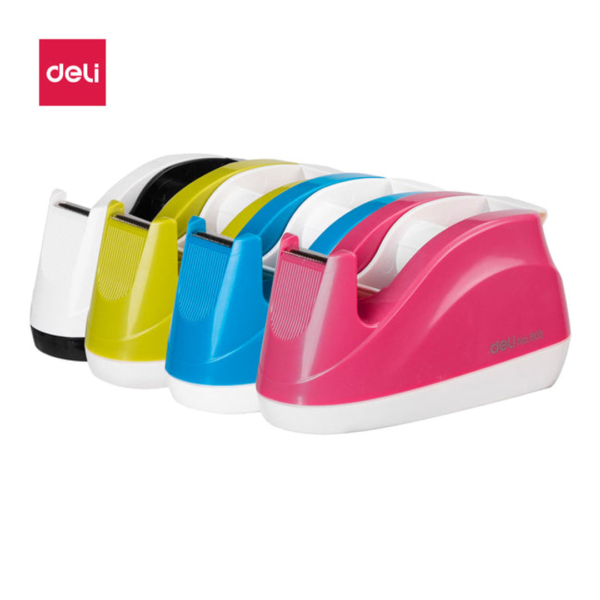 Deli W808 Tape Dispenser Assorted- PPR1018