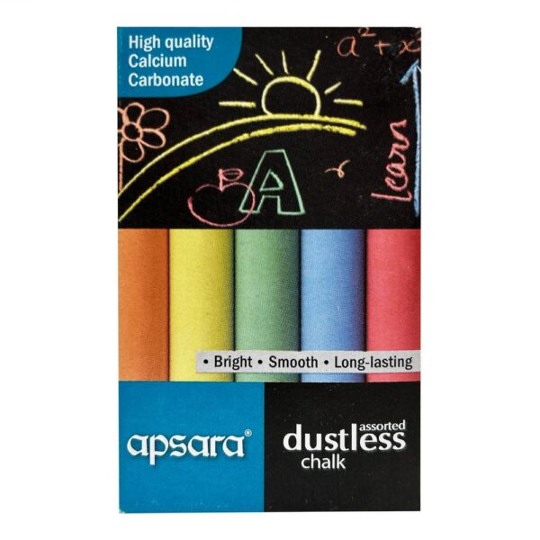 Apsara Dustless Chalk Assorted- QLZ1040