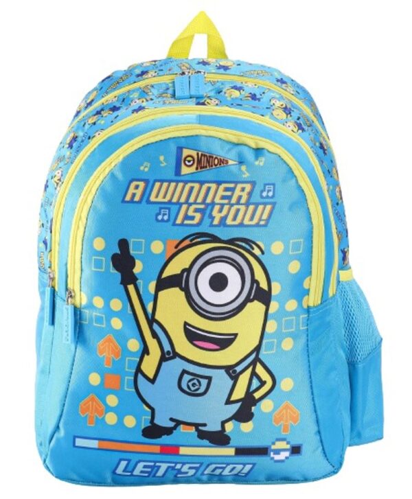 Minion School Bag 14 inches - A Winner is You- QLZ1043