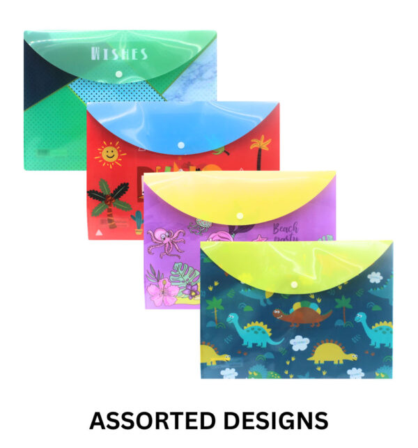 Button Folder - Assorted Color- JMZ1013 - Image 5